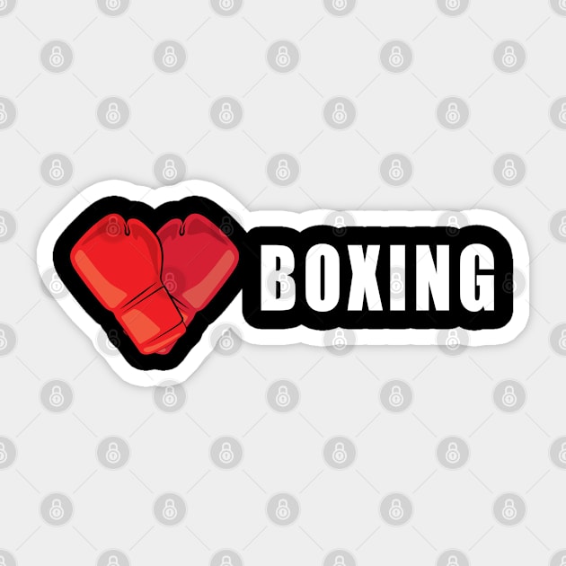 Love Boxing Sticker by DesignWood-Sport